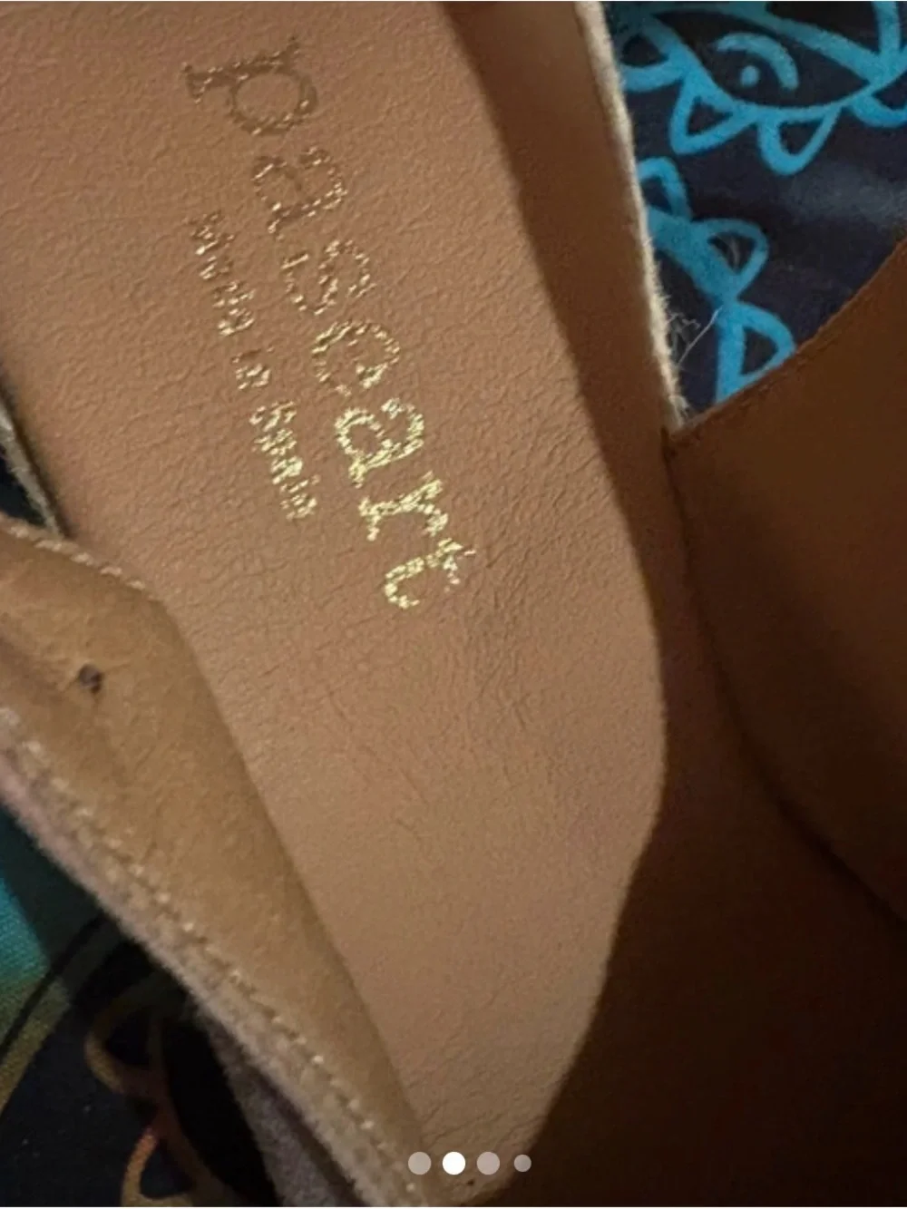 Women’s Paseart Pink Suede Peep-Toe Espadrille Wedge Slingbacks Sz 41 (10.5)